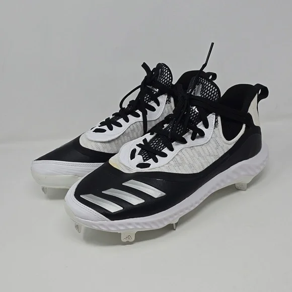 Adidas NEW size 9 men’s Black baseball metal Cleats icon v Adidas Men main image 4